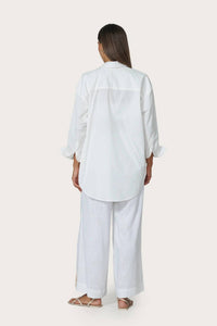 LUSANA Embroidered Pants in palma - women's pants - alternate view