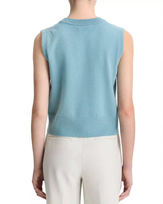 Vince - Henley Sleeveless Sweater