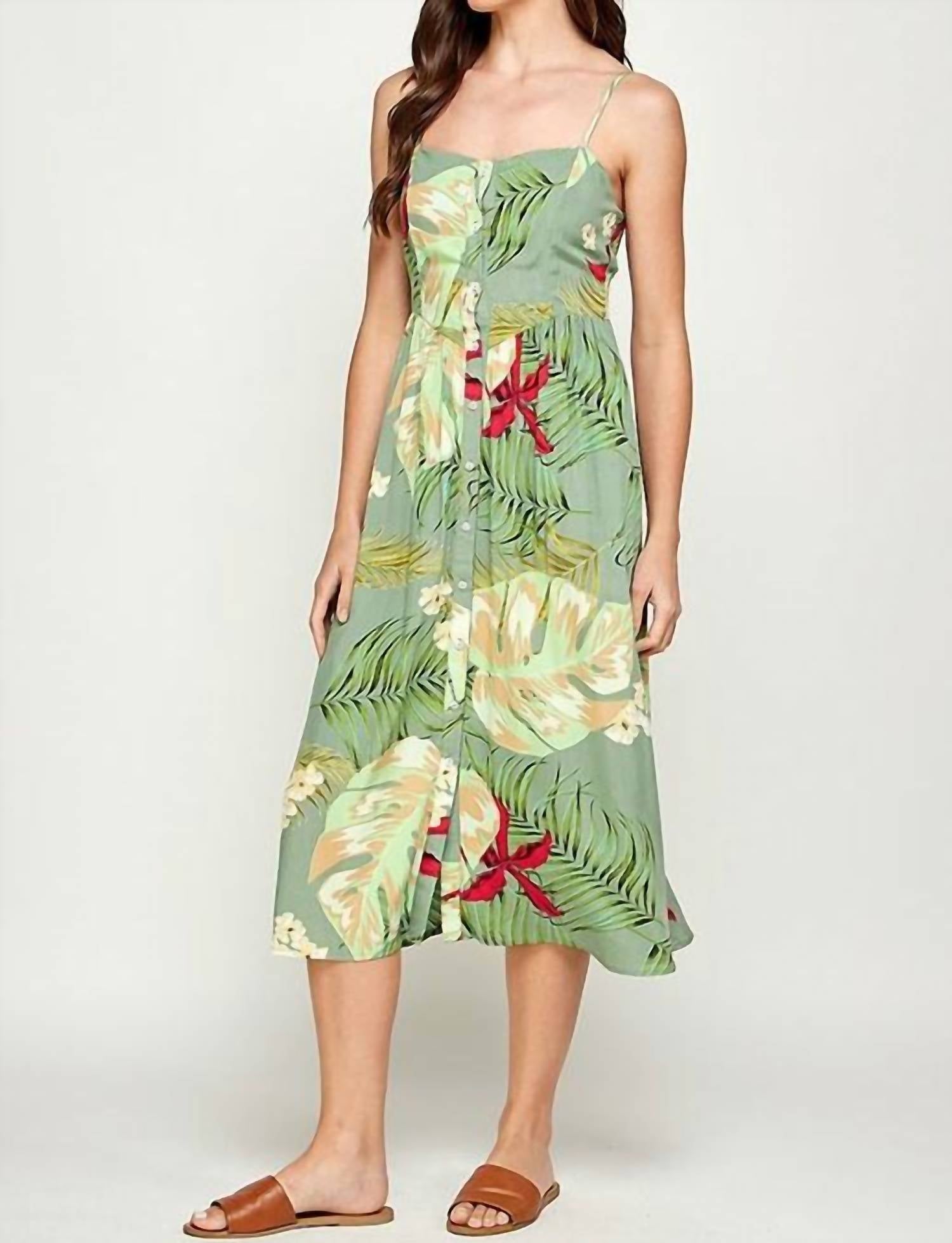 Ellison - Maxi Dress Button Up