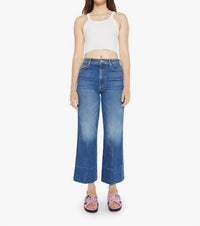Mother - Maven Wide Hem Ankle Jeans