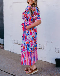 Joy Joy - Pin Tuck Maxi Dress