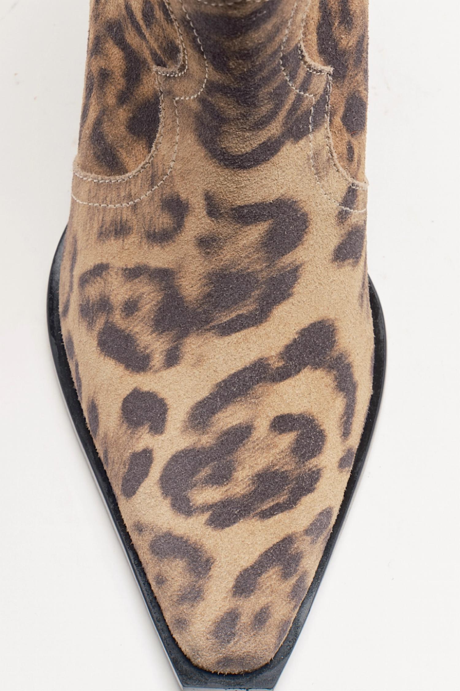 Free People Women's Cat Nap Cowboy Boots in leopard - women's shoe - alternate view