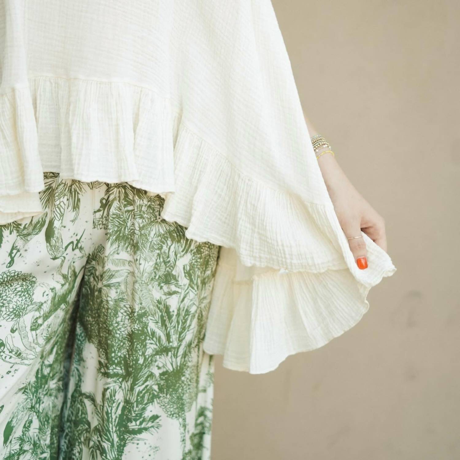 Scandal Italy - Gigi Gauze Flowy Top