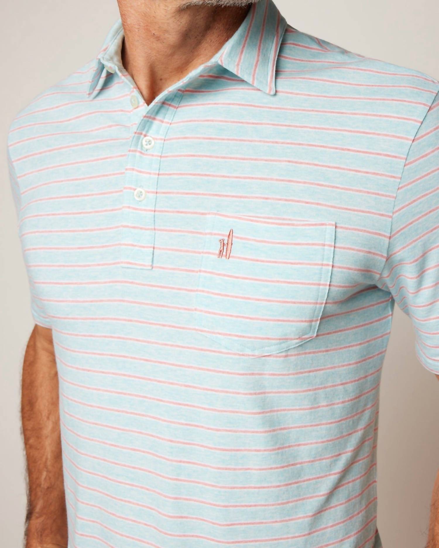 Johnnie-O - Original 4-button Polo - Matthis Stripe