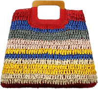Andrea Bijoux - Women's Striped Woven Bag