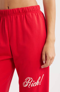 The Mayfair Group - Rich in Life Wide Leg Sweatpants