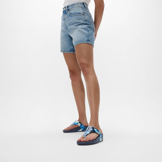 Fitflop - Women's Lulu Flowerz Leather Toe Post Sandals