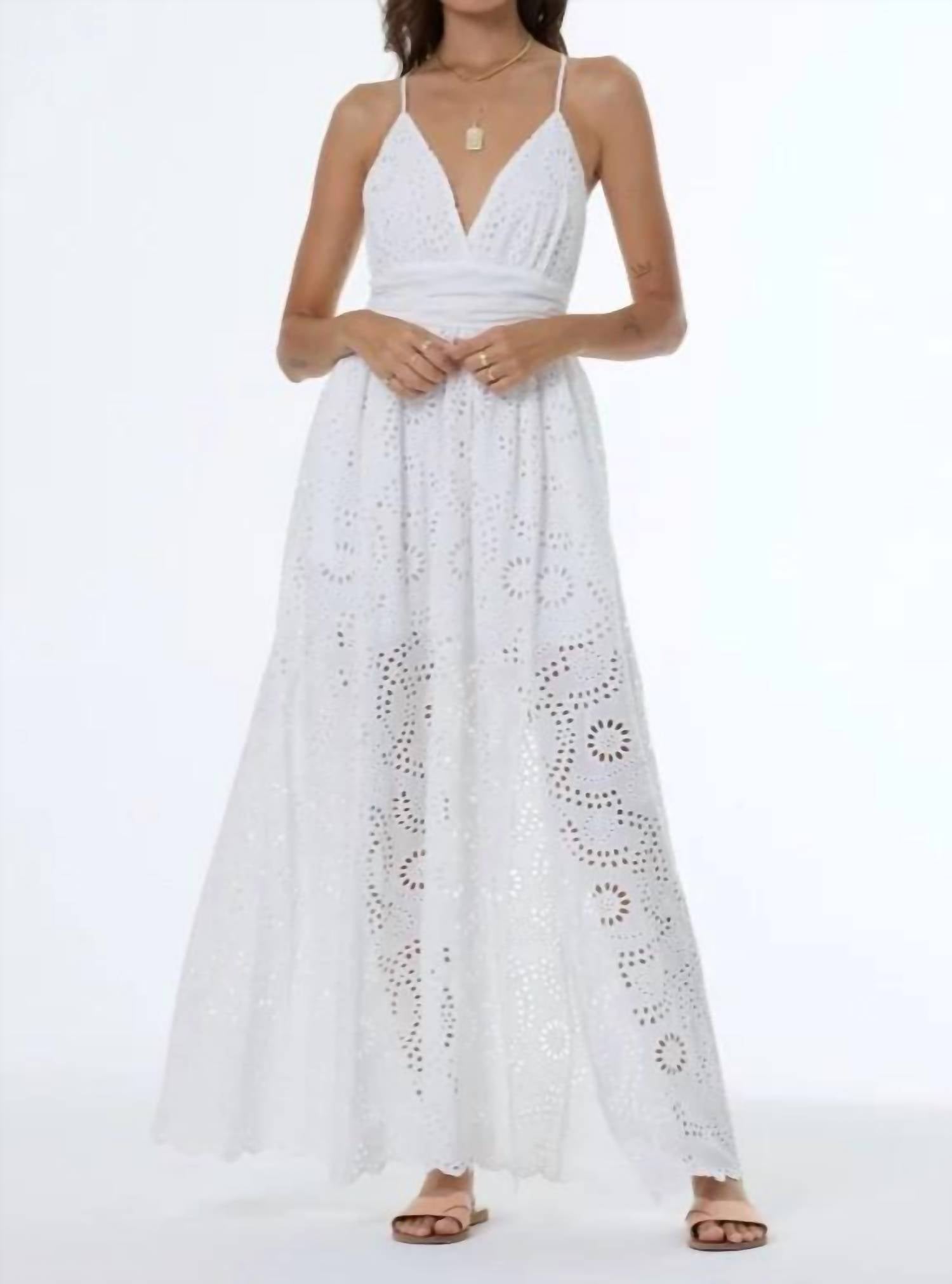Young Fabulous & Broke - Poppy Eyelet Maxi Dress