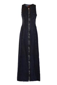 Diesel - Sleeveless Denim Maxi Dress