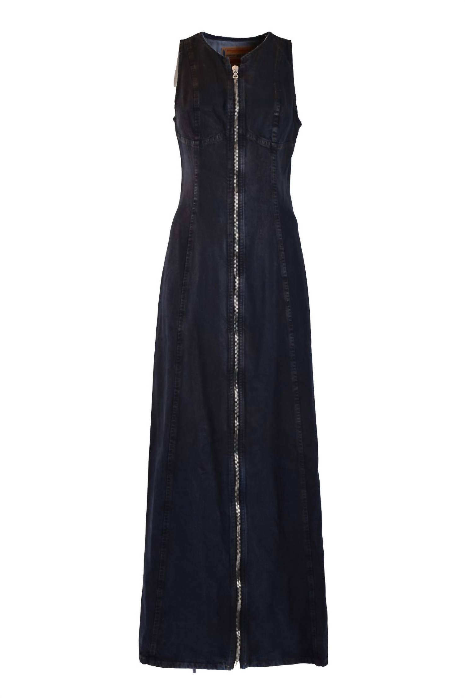 Diesel - Sleeveless Denim Maxi Dress
