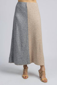 See And Be Seen - Color Block Skirt Set