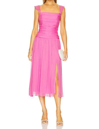 Amanda Uprichard - Reine Drop Waist Midi Dress