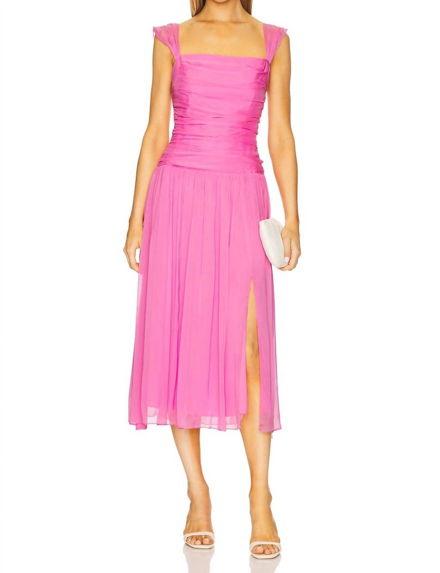 Amanda Uprichard - Reine Drop Waist Midi Dress