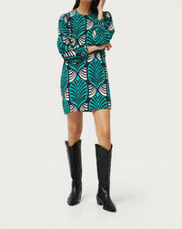 Compania Fantastica - Short Dress With Large Brigitte Print