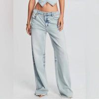 Ser.O.Ya - Women's Margot Mid Rise Slouchy Boyfriend Jeans