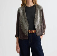 TWP She Talks To Angels Jacket in dark chocolate gunmetal - women's jacket