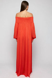 S/W/F - Off Shoulder Maxi Dress