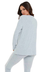 French Kyss - Juliana Kashmira Open Grommet Cardigan