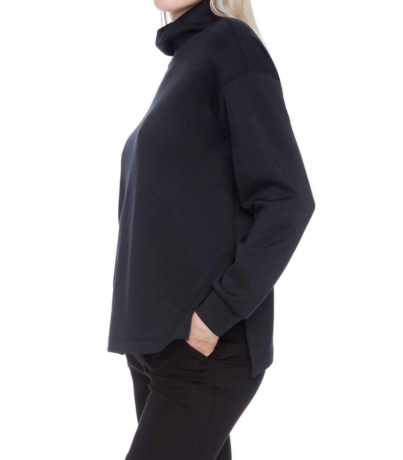 Iltm - Relaxed Fit Long Sleeves Turtleneck Top