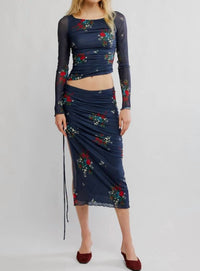 Free People - Rumi Floral Midi Skirt Set