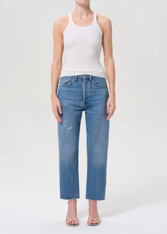Agolde - 90's Crop Mid Rise Straight Jeans