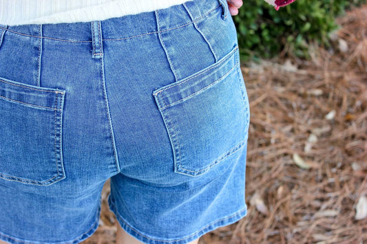 Charlie B - Women's Front Pocket Patch Short