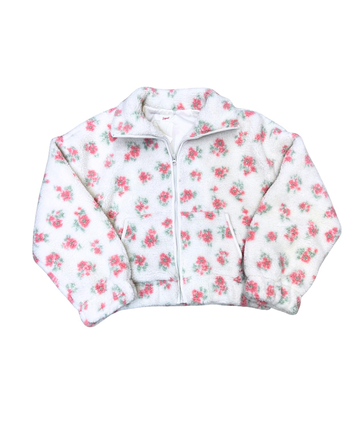 8apart Junior Women's Camille Fleece Jacket in ditsy floral - women's jacket - view 4