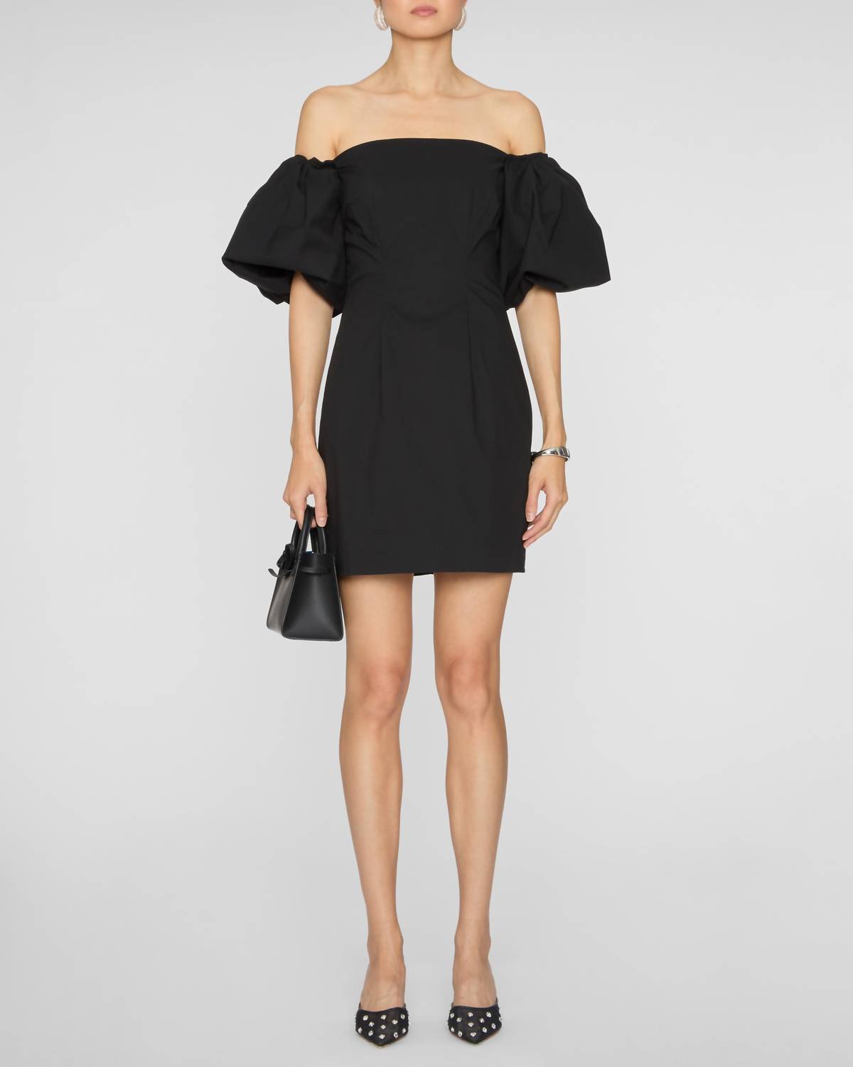 Caroline Constas - Rebekah Bubble Sleeve Mini Dress