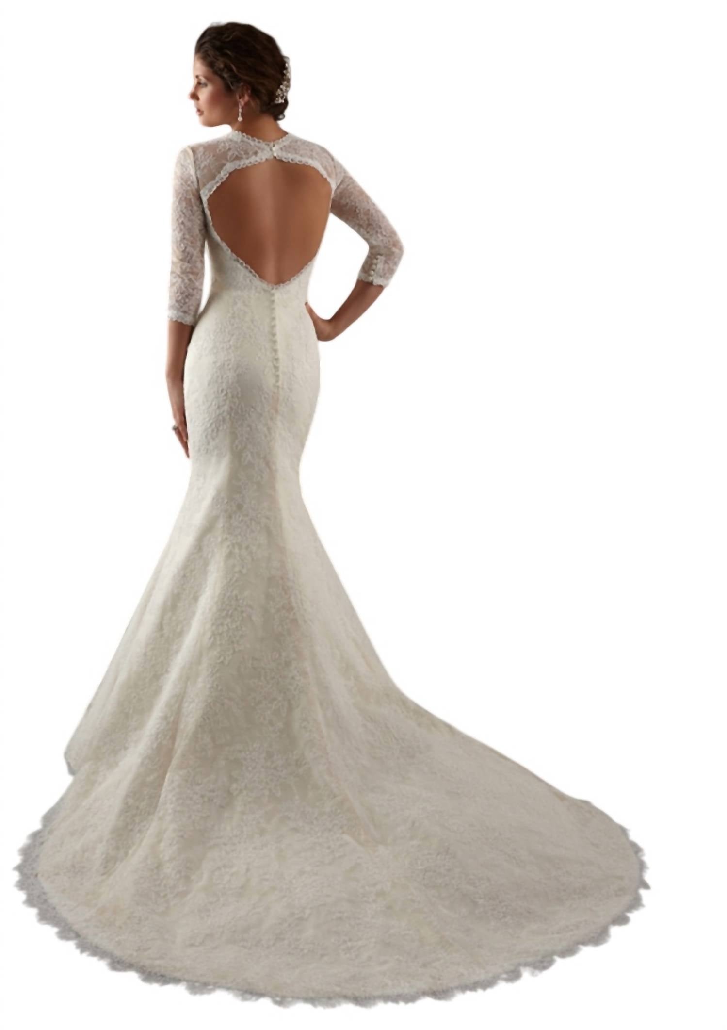 Morilee - Lace Fit And Flate Dress