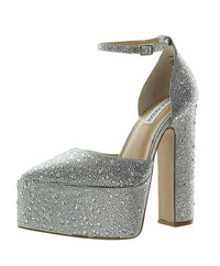 PROMPT RHINESTONE PLATFORM HEEL