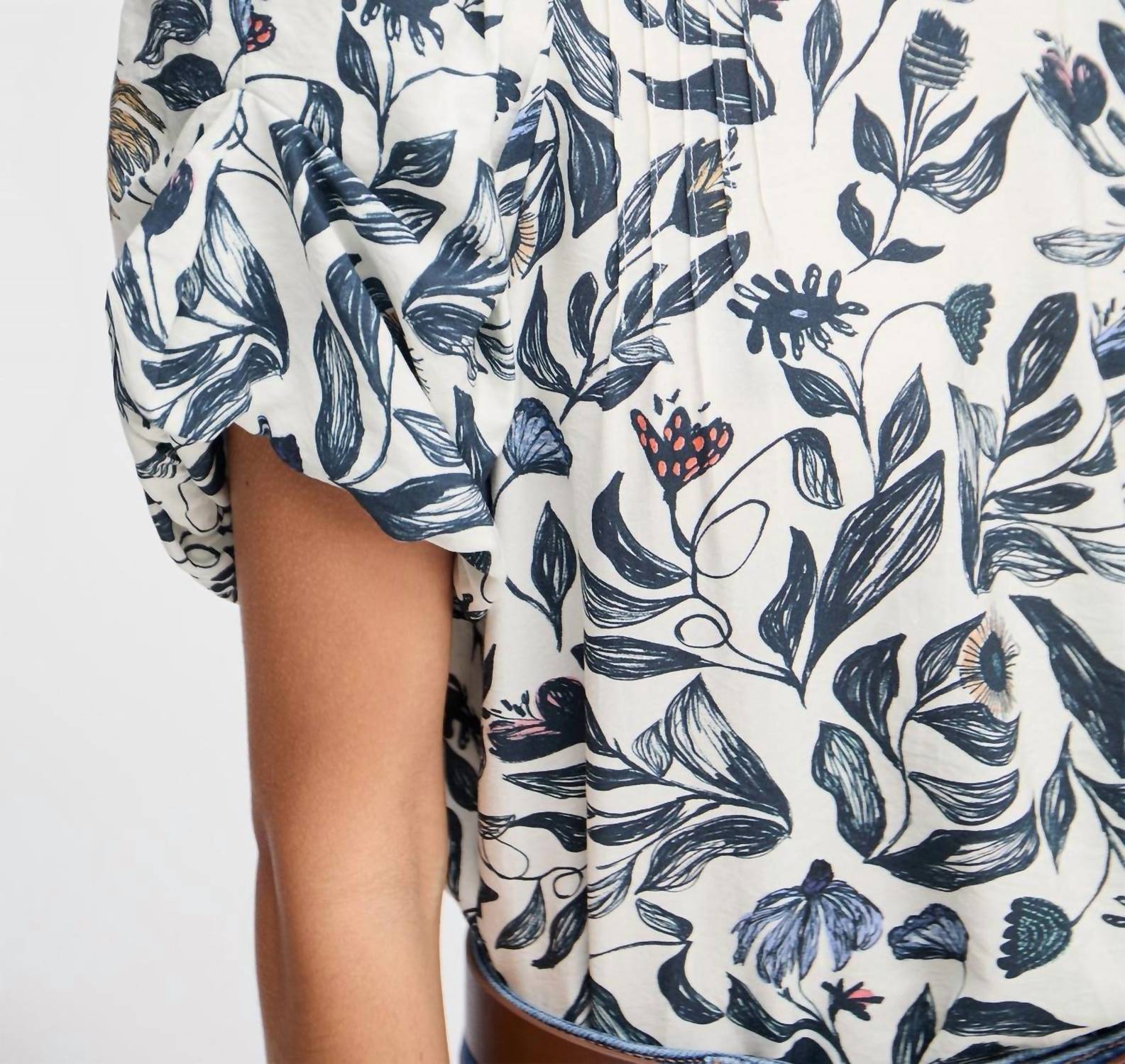 MUNTHE Lustanna Blouse in kit - women's blouse - view 4