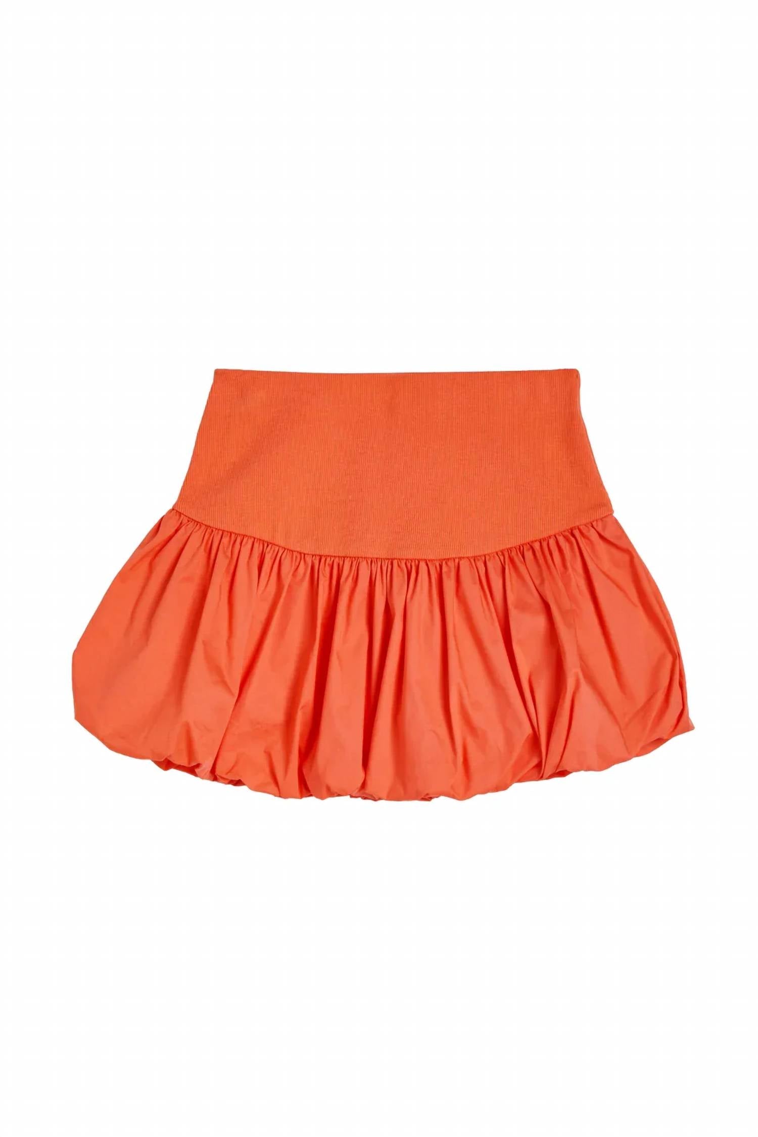 Tractr - Girls' Knit Waist Balloon Puff Skirt