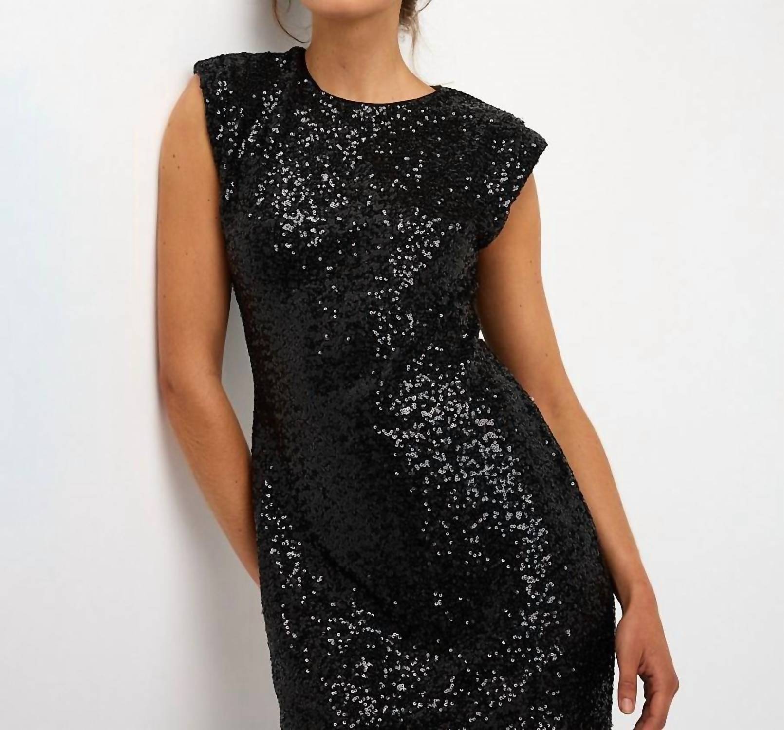 Esqualo - Sleeveless Sequin Dress