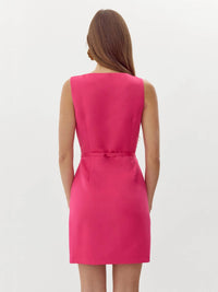 Adelyn Rae - Barbara Satin Flare Mini Dress