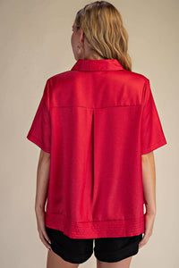 Glam - Sophie Short Sleeve Shirt Top