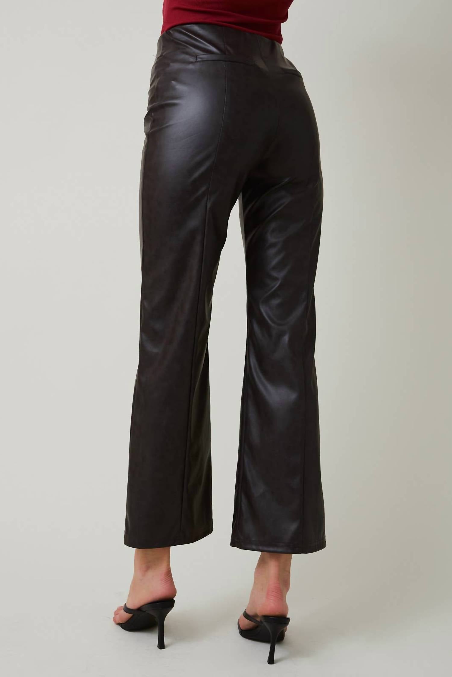 Sunday Edition - FADED FAUX LEATHER PANTS