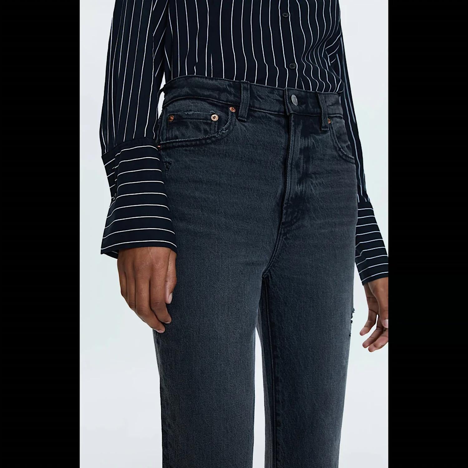 PISTOLA Ally High Rise Bootcut Jeans in after hours - women's jeans - view 4