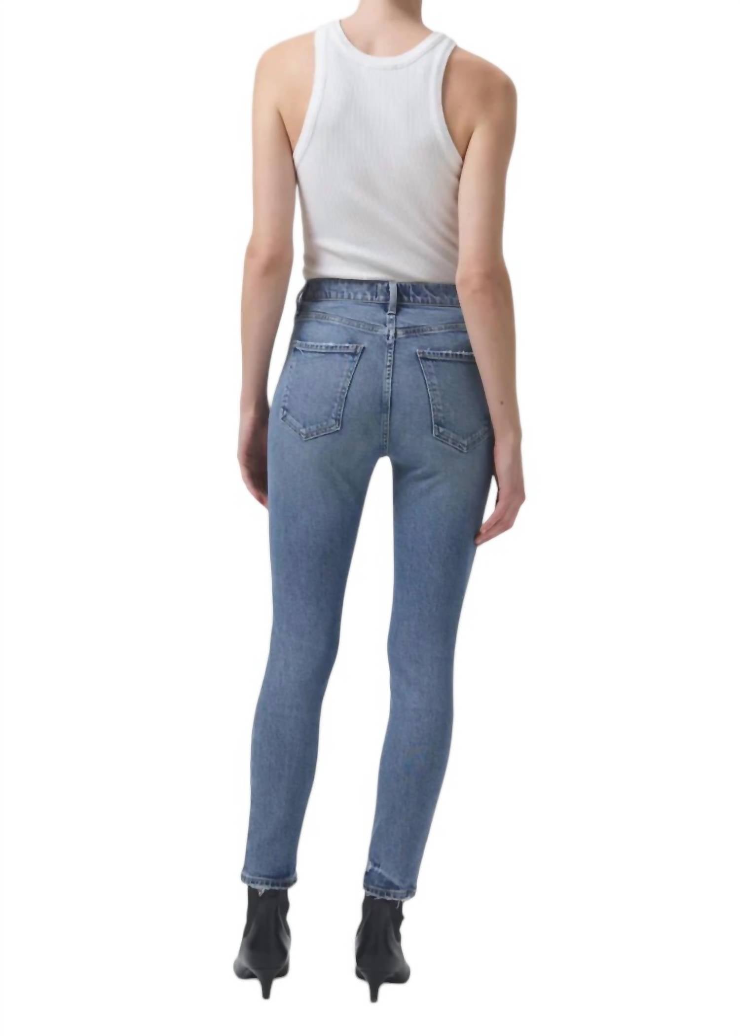 Agolde - Nico High Rise Slim Fit Jeans