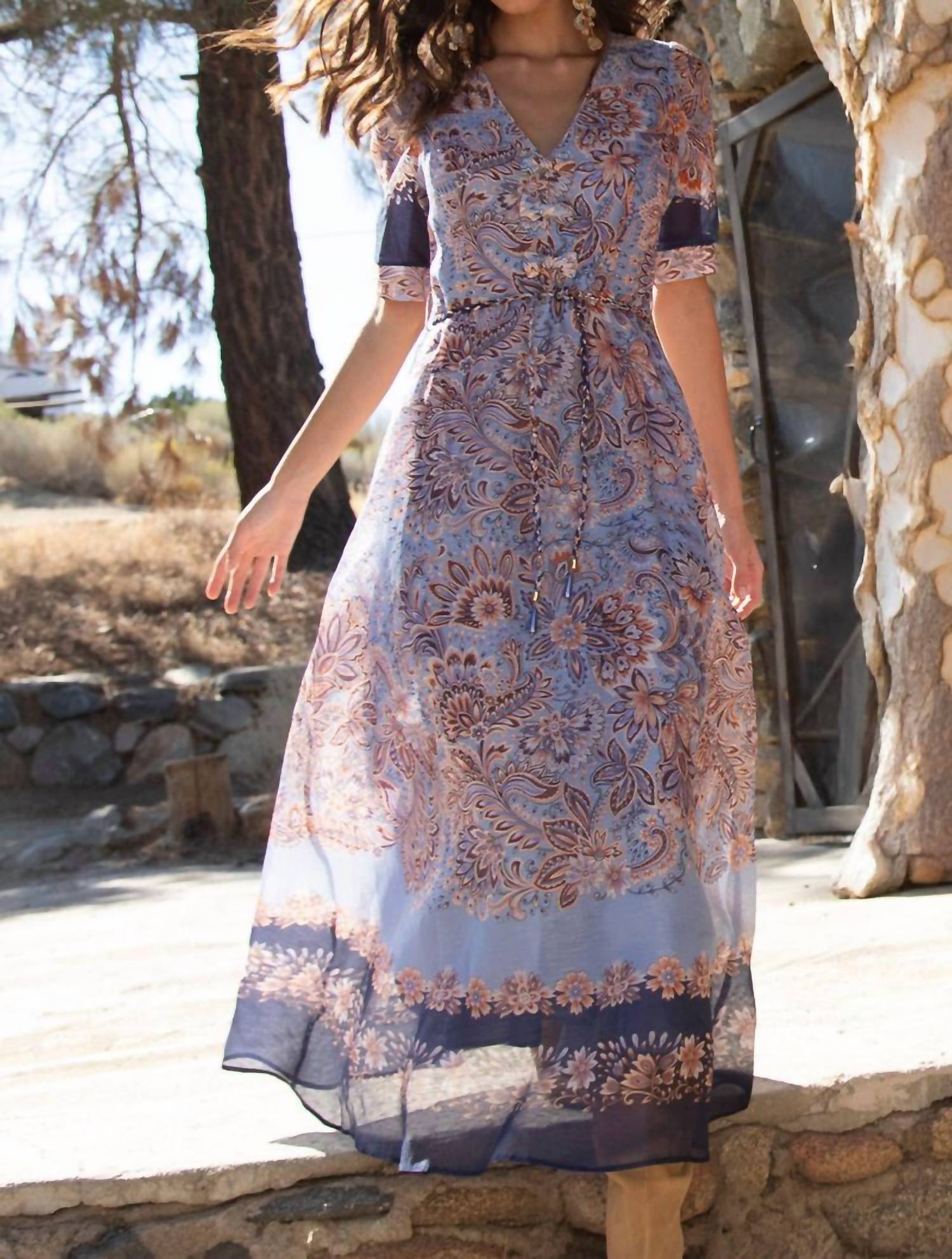 Hale Bob - Aubrie Organza Maxi Dress