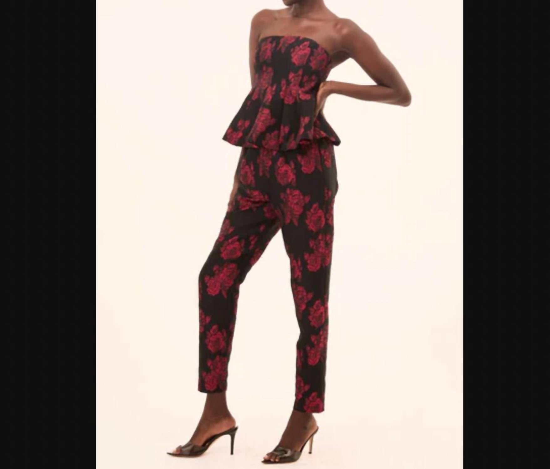 Misa Los Angeles - Piper Holiday Peplum Top