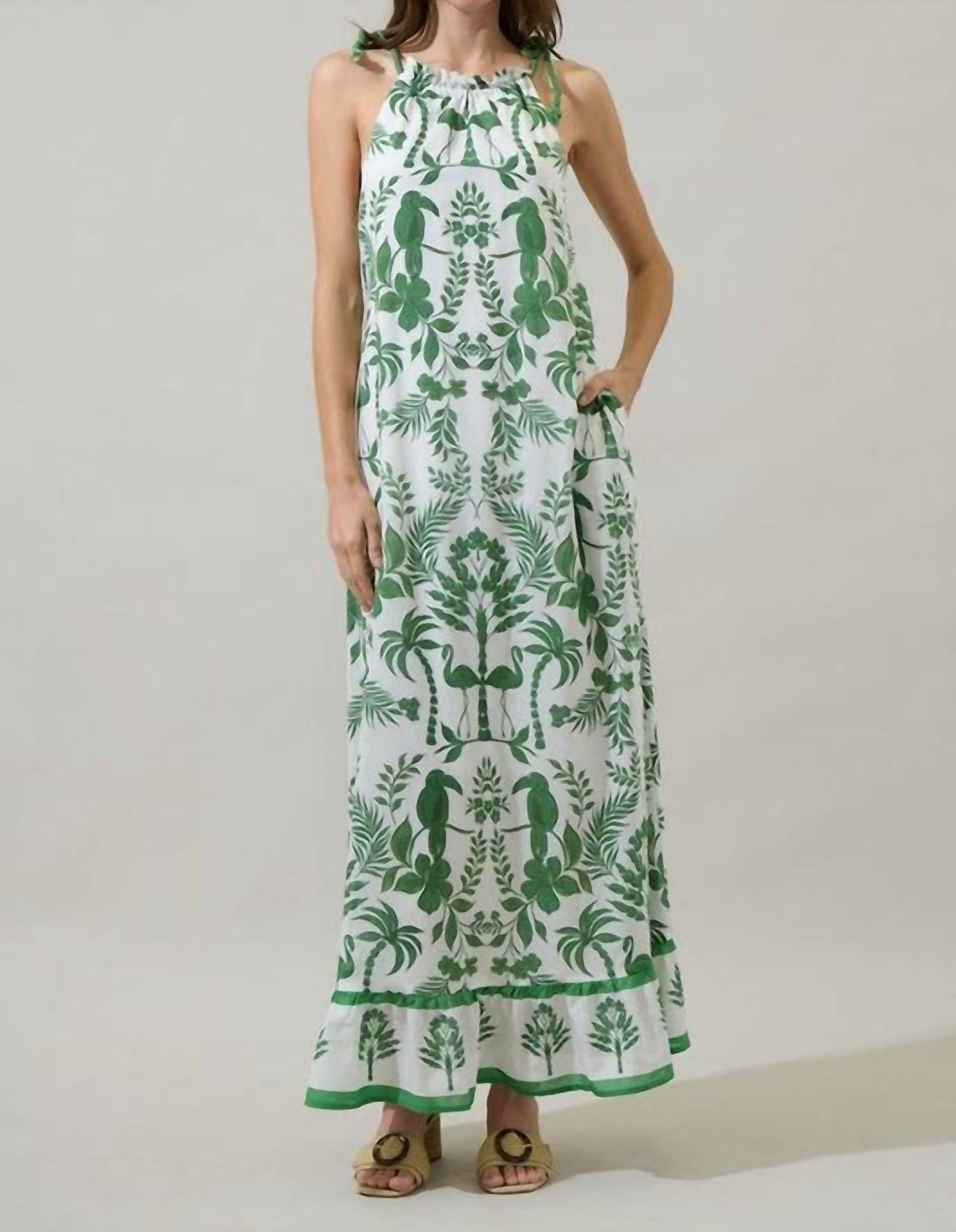 Sugarlips - Dayane Belted Maxi Dress