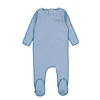 Bee And Dee - Baby's Classic Ribbed Footie & Bonnet Set