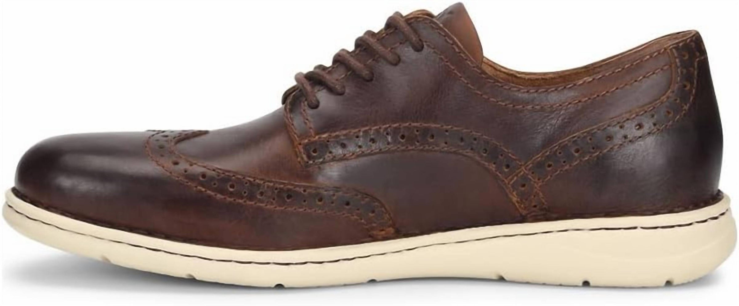 Born Men's Tobias Oxford Shoes in brown - men's shoe - detail view