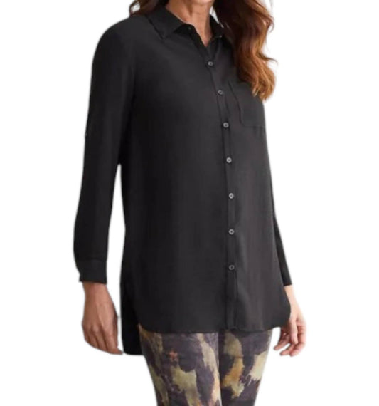 Tribal - AIRFLOW ROLL-SLEEVE TUNIC SHIRT