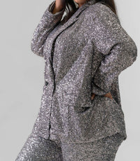 Never Fully Dressed - Sequin Sparkle Blazer