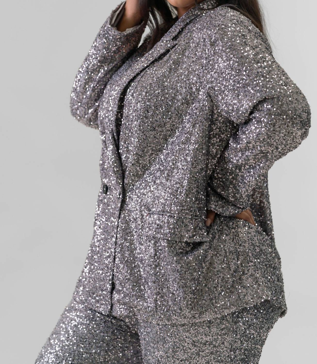 Never Fully Dressed - Sequin Sparkle Blazer