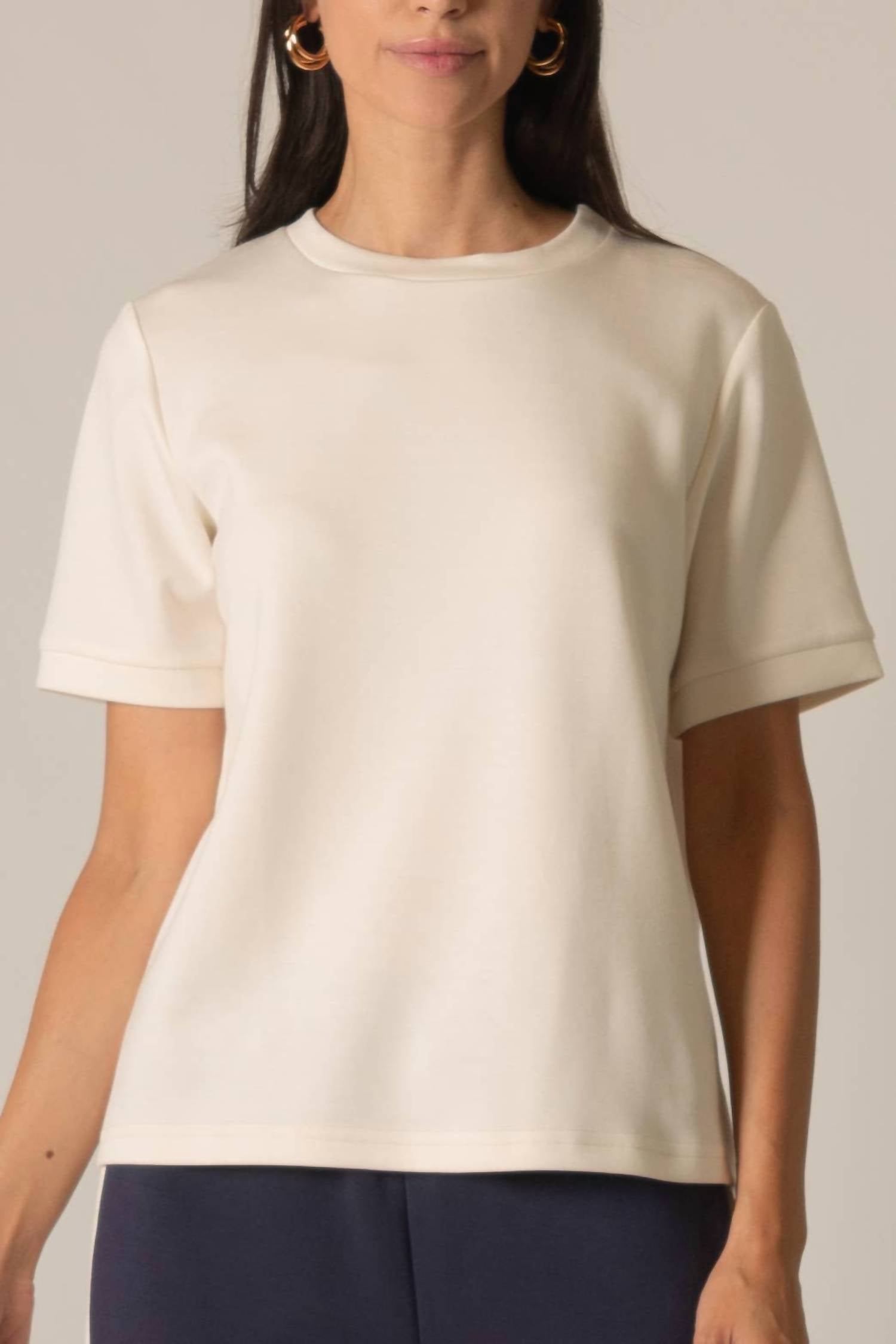 P.Cill - Modal Round Neck Short Sleeve Tee