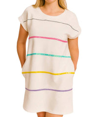 Entro - Keep Things Fun Quilted Dress