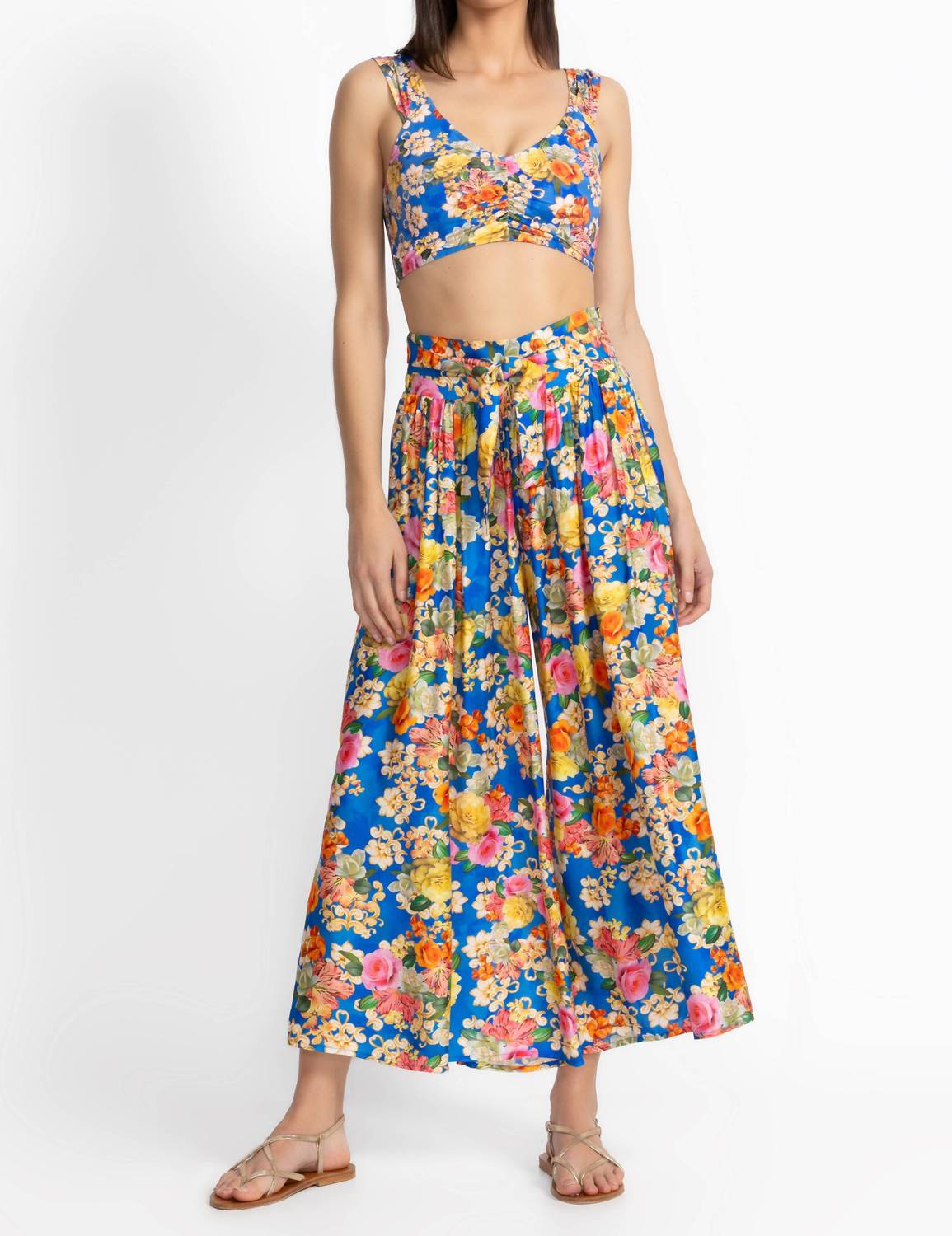 Johnny Was PALAZZO CROPPED PANT in pauline - women's pants