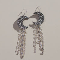 Nickel & Suede - Hammered Athena Earrings